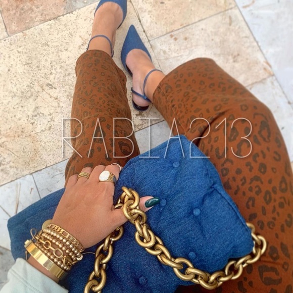 LAST 1!🔥ZARA QUILTED DENIM CHAIN STRAP CROSSBODY - Picture 7 of 16